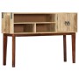 Mesa consola de madera maciza de mango rugosa 115x30x76 cm de vidaXL, Mesas auxiliares - Ref: Foro24-282746, Precio: 172,81 €...