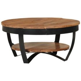 Mesa de centro de madera maciza de acacia 65x65x32 cm de vidaXL, Mesas de centro - Ref: Foro24-289616, Precio: 128,93 €, Desc...