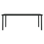 Juego de comedor de jardín 7 piezas negro en Conjuntos de jardín | Comprar online en Foru.es