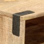 Mesa consola de madera maciza de mango rugosa 115x30x76 cm de vidaXL, Mesas auxiliares - Ref: Foro24-282746, Precio: 172,81 €...