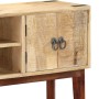 Mesa consola de madera maciza de mango rugosa 115x30x76 cm de vidaXL, Mesas auxiliares - Ref: Foro24-282746, Precio: 172,81 €...