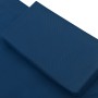 Tumbona de jardín con toldo y cojín azul de vidaXL, Tumbonas - Ref: Foro24-313535, Precio: 88,20 €, Descuento: %