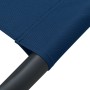 Tumbona de jardín con toldo y cojín azul de vidaXL, Tumbonas - Ref: Foro24-313535, Precio: 88,20 €, Descuento: %