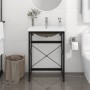 Estructura de baño con lavabo incorporado hierro negro de vidaXL, Tocadores de baño - Ref: Foro24-3101389, Precio: 174,22 €, ...