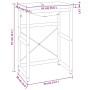 Estructura de baño con lavabo incorporado hierro negro de vidaXL, Tocadores de baño - Ref: Foro24-3101389, Precio: 174,22 €, ...