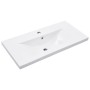 Estructura de baño con lavabo incorporado hierro negro de vidaXL, Tocadores de baño - Ref: Foro24-3101390, Precio: 223,08 €, ...