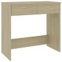 Schreibtisch aus Sonoma-Eichensperrholz, 80 x 40 x 75 cm von vidaXL, Schreibtische - Ref: Foro24-801358, Preis: 60,66 €, Raba...