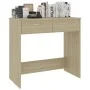 Schreibtisch aus Sonoma-Eichensperrholz, 80 x 40 x 75 cm von vidaXL, Schreibtische - Ref: Foro24-801358, Preis: 60,66 €, Raba...