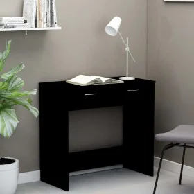Black plywood desk 80x40x75 cm by vidaXL, Desks - Ref: Foro24-801356, Price: 55,71 €, Discount: %