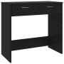 Escritorio de madera contrachapada negro 80x40x75 cm de vidaXL, Escritorios - Ref: Foro24-801356, Precio: 57,66 €, Descuento: %