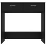 Escritorio de madera contrachapada negro 80x40x75 cm de vidaXL, Escritorios - Ref: Foro24-801356, Precio: 57,66 €, Descuento: %