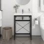 Estructura de lavabo de hierro negro 59x38x83 cm de vidaXL, Tocadores de baño - Ref: Foro24-338500, Precio: 73,91 €, Descuent...