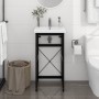 Estructura de lavabo de hierro negro 40x38x83 cm de vidaXL, Tocadores de baño - Ref: Foro24-338499, Precio: 66,37 €, Descuent...