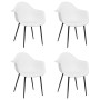 Sillas de comedor 4 unidades blancas PP de vidaXL, Sillas de comedor - Ref: Foro24-338074, Precio: 210,71 €, Descuento: %