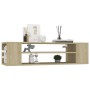 Mueble de TV colgante contrachapada roble Sonoma 100x30x26,5 cm de vidaXL, Muebles TV - Ref: Foro24-806232, Precio: 46,26 €, ...