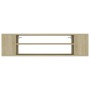Mueble de TV colgante contrachapada roble Sonoma 100x30x26,5 cm de vidaXL, Muebles TV - Ref: Foro24-806232, Precio: 46,26 €, ...