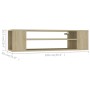 Mueble de TV colgante contrachapada roble Sonoma 100x30x26,5 cm de vidaXL, Muebles TV - Ref: Foro24-806232, Precio: 46,26 €, ...