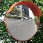 Espejo de tráfico convexo plástico naranja 45 cm de vidaXL, Señales de carretera y tráfico - Ref: Foro24-141680, Precio: 47,9...