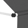 Toldo retráctil de operación manual antracita 400 cm de vidaXL, Toldos - Ref: Foro24-143692, Precio: 104,47 €, Descuento: %