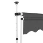 Toldo retráctil de operación manual antracita 400 cm de vidaXL, Toldos - Ref: Foro24-143692, Precio: 104,47 €, Descuento: %