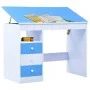 Blue and White Tilting Kids Drawing Desk by vidaXL, Art and drawing tables - Ref: Foro24-287446, Price: 127,06 €, Discount: %