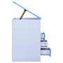 Escritorio infantil de dibujo inclinable azul y blanco de vidaXL, Mesas para arte y dibujo - Ref: Foro24-287446, Precio: 128,...