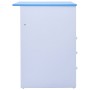 Escritorio infantil de dibujo inclinable azul y blanco de vidaXL, Mesas para arte y dibujo - Ref: Foro24-287446, Precio: 128,...