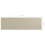 Toldo para balcón tela oxford beige 90x300 cm de vidaXL, Sombrillas - Ref: Foro24-134940, Precio: 21,15 €, Descuento: %
