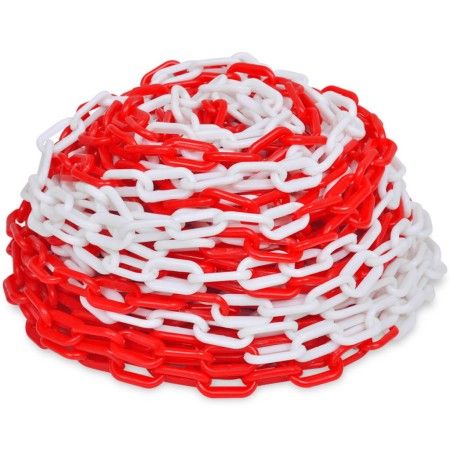 Cadena de Advertencia Roja y Blanca 30m de vidaXL, Señales de seguridad - Ref: Foro24-141816, Precio: 29,20 €, Descuento: %