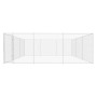 Perrera de exterior de acero galvanizado 570x570x185 cm de vidaXL, Casetas y cercados para perros - Ref: Foro24-145034, Preci...
