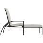 Tumbona con reposapiés ratán sintético marrón de vidaXL, Tumbonas - Ref: Foro24-317628, Precio: 91,61 €, Descuento: %