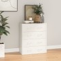 Aparador con 4 cajones blanco brillante 60x30,5x71 cm de vidaXL, Aparadores - Ref: Foro24-342579, Precio: 91,52 €, Descuento: %