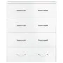 Sideboard mit 4 glänzend weißen Schubladen 60x30,5x71 cm von vidaXL, Sideboards - Ref: Foro24-342579, Preis: 92,01 €, Rabatt: %