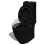 Juego de váter WC y bidé de cerámica negro de vidaXL, Baños y bidés - Ref: Foro24-270060, Precio: 420,28 €, Descuento: %