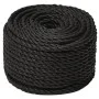 Cuerda de trabajo polipropileno negro 14 mm 100 m de vidaXL, Sogas y cuerdas metálicas - Ref: Foro24-153023, Precio: 66,09 €,...