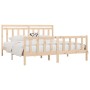 Estructura de cama de madera maciza de pino 200x200 cm de vidaXL, Camas y somieres - Ref: Foro24-3107048, Precio: 144,43 €, D...