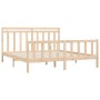 Estructura de cama de madera maciza de pino 200x200 cm de vidaXL, Camas y somieres - Ref: Foro24-3107048, Precio: 144,43 €, D...