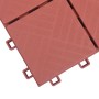 Baldosas de terraza 10 uds plástico rojo 30,5x30,5 cm de vidaXL, Suelos y moquetas - Ref: Foro24-48230, Precio: 54,10 €, Desc...