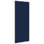 Toldo para balcón de tela oxford azul 100x240 cm en Sombrillas | Comprar online en Foru.es