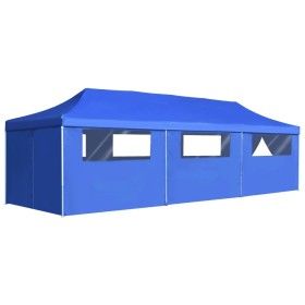 Carpa plegable Pop-up con 8 paredes laterales 3x9 m azul de vidaXL, Carpas y cenadores - Ref: Foro24-44979, Precio: 385,30 €,...