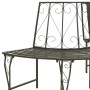 Banco para árbol de jardín semicircular acero 160 cm de vidaXL, Bancos de jardín - Ref: Foro24-313034, Precio: 146,99 €, Desc...