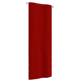 Toldo para balcón de tela oxford rojo 80x240 cm en Sombrillas | Comprar online en Foru.es