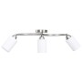 Lámpara de techo pantallas cerámica cono blanco 3 bombillas E14 de vidaXL, Apliques de techo - Ref: Foro24-289232, Precio: 28...