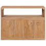 Aparador de madera maciza de teca 80x30x60 cm de vidaXL, Aparadores - Ref: Foro24-282847, Precio: 199,46 €, Descuento: %