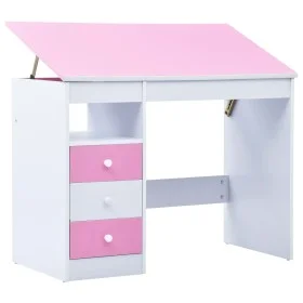 Pink and White Tilting Children's Drawing Desk by vidaXL, Art and drawing tables - Ref: Foro24-287447, Price: 134,48 €, Disco...