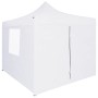 Carpa plegable profesional con 4 paredes acero blanco 3x3 m de vidaXL, Carpas y cenadores - Ref: Foro24-48861, Precio: 162,72...