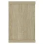 Estante cubo pared 4 uds contrachapado roble Sonoma 60x15x23 cm de vidaXL, Estantes y estanterías - Ref: Foro24-807143, Preci...