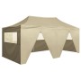 Carpa plegable profesional con 4 paredes acero color crema 3x6m de vidaXL, Carpas y cenadores - Ref: Foro24-48866, Precio: 22...