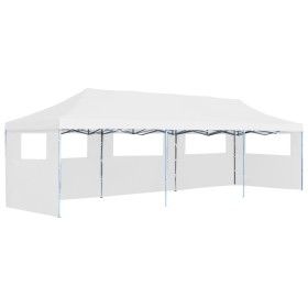 Carpa de fiestas pop-up plegable con 5 paredes blanco 3x9 m de vidaXL, Carpas y cenadores - Ref: Foro24-48873, Precio: 371,39...