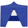 Carpa plegable profesional con 4 paredes acero azul 2x2 m de vidaXL, Carpas y cenadores - Ref: Foro24-48879, Precio: 130,87 €...